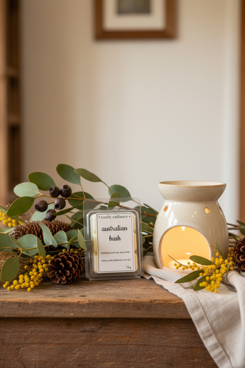 Australian Bush Wax Melts – Country House with Wax Warmer