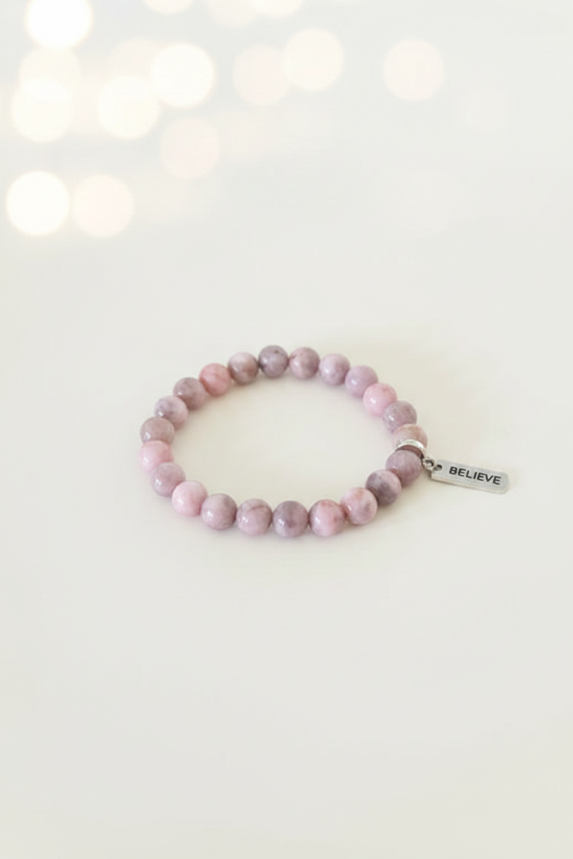 Believe Bracelet Lilac – Studio Product Shot