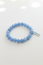 Believe Bracelet Periwinkle Blue – Studio Product Shot