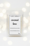 Coconut Lime Soy Wax Melts – Pastel Cream Bokeh