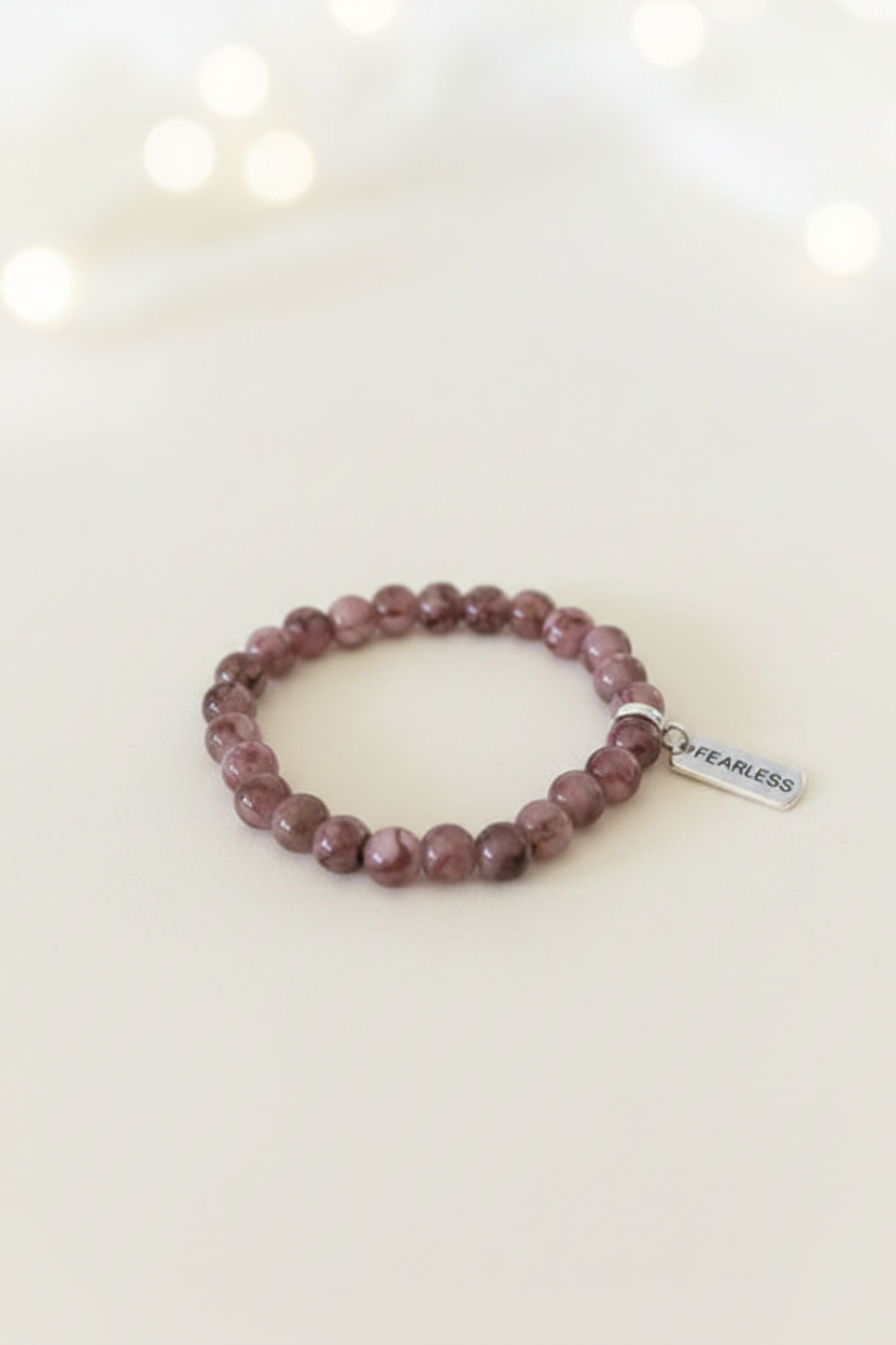 Fearless Bracelet Mauve – Studio Product Shot