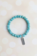 Forever Turquoise Bracelet – Pastel Cream Bokeh