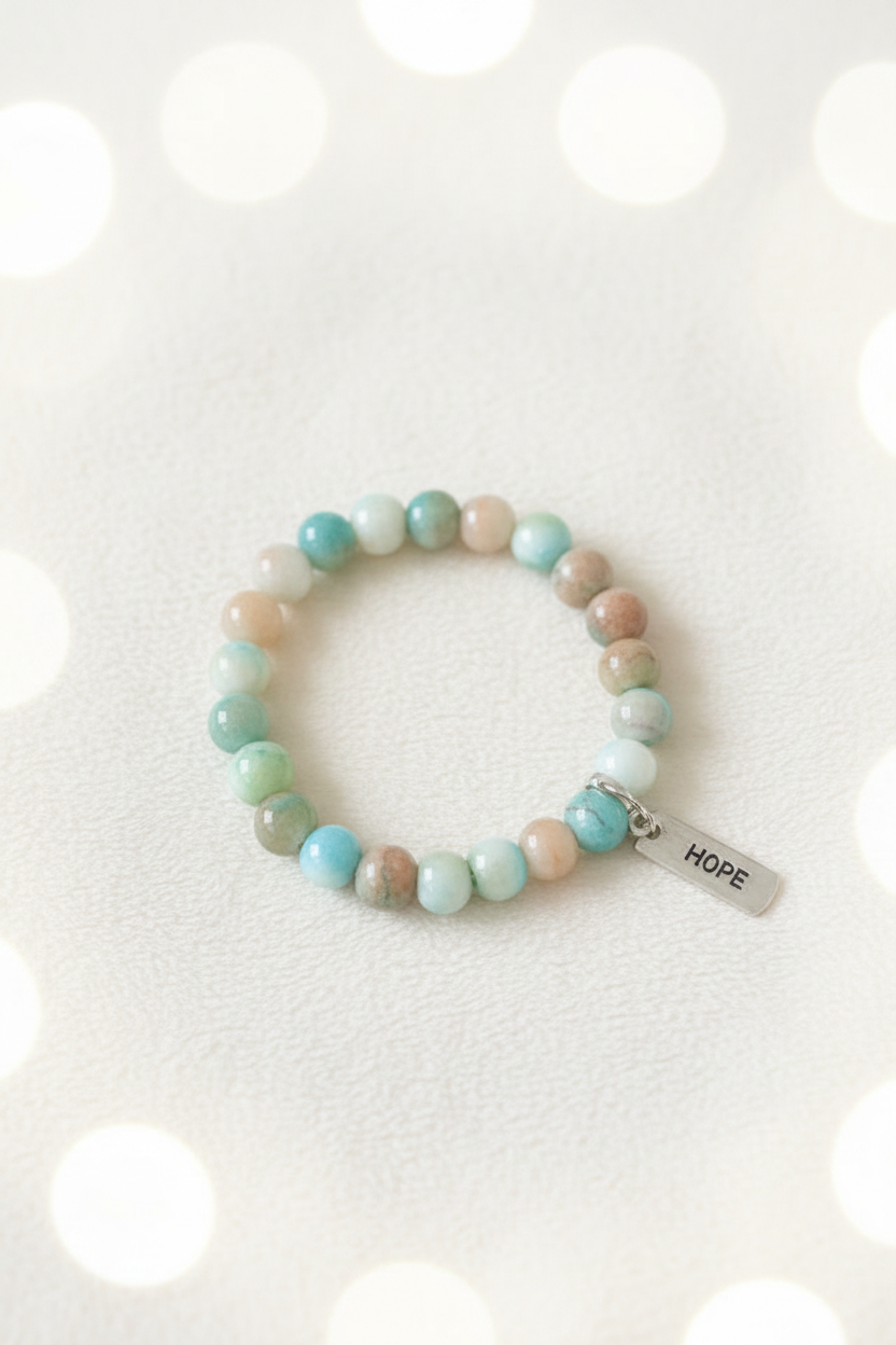 Hope Bracelet Amazonite – Studio Product Shot