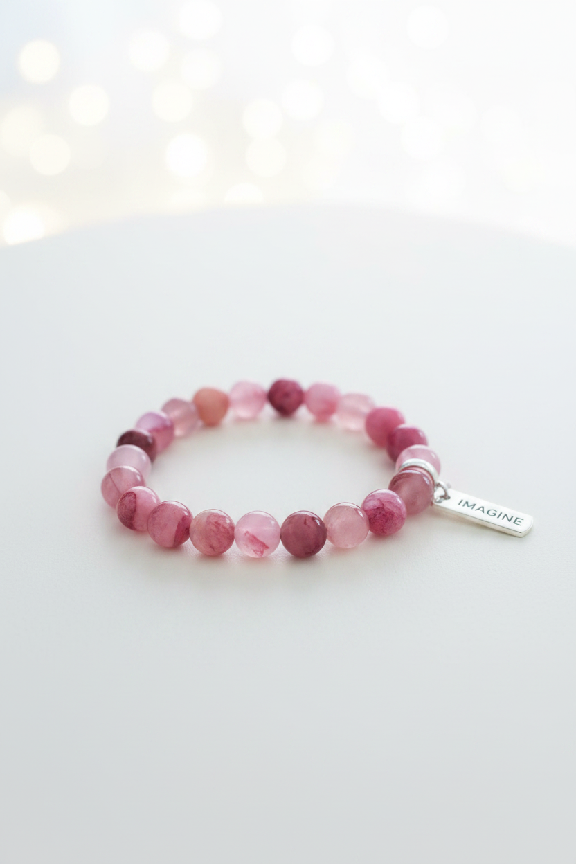 Imagine Bracelet Rose Pink – Studio Product Shot