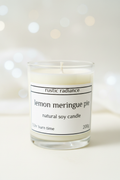 Lemon Meringue Pie Soy Candle – Pastel Cream Bokeh