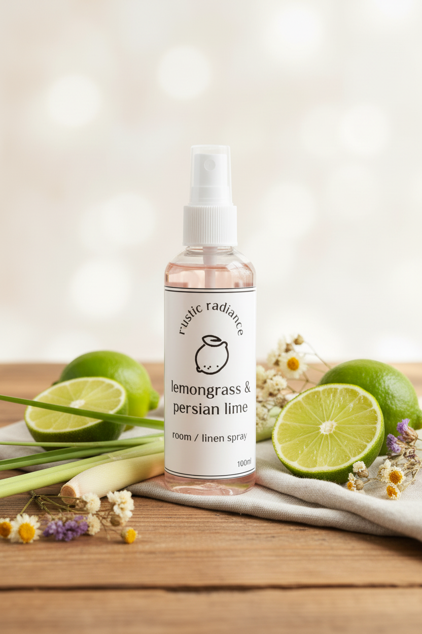 Lemongrass & Persian Lime Room Spray – Rustic Country