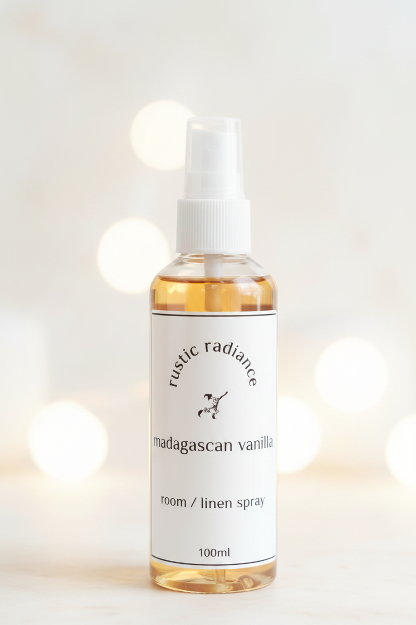 Madagascan Vanilla Room Spray – Pastel Cream Bokeh