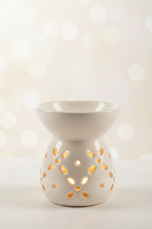 Wax Melt Warmer – 2:3 Portrait, Pastel Cream Bokeh