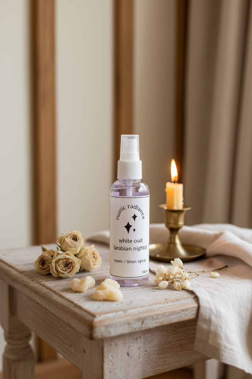 White Oud Arabian Nights Room Spray – Rustic Country Home